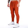 Mäns byxor Slim Pocket Byxor Drawstring Sweat Sport Jogging Pant Joggers Tracksuit Vinter Höstbyxor Kläder