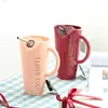 480 ml Fashion Straw Ceramics Mok Koffie Melkthee Ontbijtbeker Porselein Mokken Drinkwaren Nieuwigheid Geschenken 210409