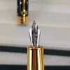 Ограниченная серия Elizabeth Fountainroller Ballballpoint Pen Black and Golden Silver Ermy Diamond Inlay Cap Pupplies W4686697