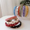 Vintage Polka Dot Sünger Hairband Bandı Çocuk Kız Kalın Sünger Kafa Hoop Bantları Saç Süsler Headdress Aksesuarları