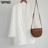 Toppies Femmes Veste Longue À Manches Roulées Blazer Femenino Costume Bouton Unique Chaquetas Blanc Manteau 210930