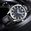 Montres-bracelets 2022 Mode Montre pour hommes Bande de cuir Yazole Business Life Étanche Mâle Horloge Kol Saati Robe Montres