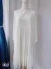 Plus Size Summer Girls Boho Festa Chiffon Feminino Vestido Vintage Branco Manga Mulheres Vestidos Longo Robe Vestido 210417