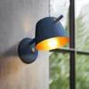 Nordisk enkel järnvägg sconce modern vardagsrumskorridor gång trappa spegel front lampa macaron sovrum sovrum läslampor lampor lampor