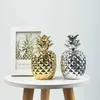 Ceramic Pineapple Tank Candle Storage Container Dustproof Cover Sugar Crafts Desktop Seal Jar Home Decoration Furnishing