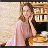 Vêtements de nuit Sous-vêtements Vêtements Drop Livraison 2021 Longue El Pleuche Peignoir pour femmes Doux Velours Spa Peignoirs Robes de nuit Robe de chambre Y0Eo #