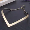 Северная Африка Torte Torte Chokers Fashion Bright Metal Weld Bib Женские ожерелья 2021 г. Заявление ювелирных изделий