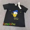 ヨーロッパのヒップホップクールイタリアンアメリカン協力プリントTシャツスケートボードクールTシャツ男性女性コットン半袖Tシャツ13スタイルA001