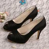 Dress Shoes Dark Purple High Heels Platform Open Toe Evening For Women Formal