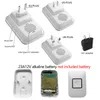 Annan d￶rrh￥rdvara Cacazi 1 -knapp 5 Mottagare US EU UK Plug Wireless Waterproof Doorbell 300m fj￤rr Intelligent Home Cordless 60 Chimes 0