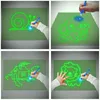 Lysande ritbord Tablet Draw In Dark Magic Light-Fun Fluorescerande Pen Barn Educational Toy Kids