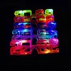 Party Decoration 24PCS Number 2022 LED Glowing Blinking Glasses Light Up Wedding Carnival Cosplay Costume Birthday Eye Christmas2682