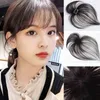 Mumupi Piece Tillbehör Syntetisk Fake Ny Uppgradering 3D Air Bangs Piece Clip In Hair Extensions