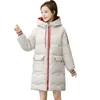 Veste d'hiver chaude pour femme, Parkas d'extérieur, manteau en duvet de haute qualité, épais, rembourré en coton, 3XL, nouvelle collection 2022