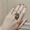 Original 925 Silver Square Ring Asscher Cut Cut Creato Cocktail Wedding Engagement Women Anelli Topaz Finger Jewelry7021586
