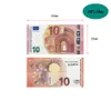 2022 Money Fake Banknote 5 10 20 50 100 100 Dólar Euros Realista Barra de juguetes Copia Copia Moneda Película Faux-Billets 100 PCS Pack