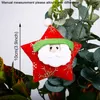 6 stilar God jul Santa Claus Ornament Moon Bell Fem-spetsig Star Xmas Tree Hängande Pendants Nyår Hem Party Holiday Decoration TR0103