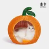 Cat Beds & Furniture Rattan Nest Four Seasons General Detachable Cotton Pad For Adult And Kitten's Summer Pet Supplies