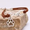 Infinity Love Dog Paw Bransoletka Bransoletka moda