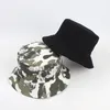 Casquette de Camouflage de guerre dans la Jungle pour hommes, vêtements d'extérieur Double face, randonnée Camping, chasse dans la Jungle, tissu à carreaux, chapeaux tactiques militaires de pêche au soleil