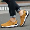 Men's Walking Shoes Slip-On Comfortable Anti-slip Sneakers Footwear Breathable Big Size 39-48 H1125