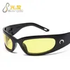 Jin Xiaozhong Moon Fashion Sunglass Future of Science and Technology Solglas Millennium Style Sport Cycling Glass Trend6702982