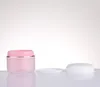 30g 50g 100g 150g bouteilles en plastique rose de pot de crème cosmétique avec des couvercles, paquet de bouteille de crèmes de récipient de poudre de cosmétiques SN2218