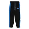 IEFB masculino desgaste mola contraste cor combinando médio elástico cintura leggings calças causal calças elásticas masculino 9y5967 210524