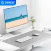 ORICO Doppelseitiges großes Mauspad, Gaming-Mauspad, Computer, PU-Leder, PC-Schreibtischunterlage, Kork, ultradünnes Tastaturpad, wasserdicht