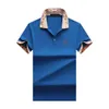 2022Luxury Casual Mens T Shirt Andningsbar Polo Wear Designer Kortärmad T-shirt 100% bomull Högkvalitativ grossist svartvitt Storlek M-3XL # ZO32