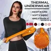 Long Sleeve Single Layer Velvet Thermal Underwear Breathable For Women Winter Underwear O-neck Basic for Tops Plus Size 211108