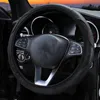 Steering Wheel Covers Car Cover Breathable Anti Slip Pu Leather For 37-38cm Auto Interior Accesories