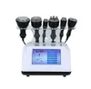 6 IN 1 Radiofrequenza Ultrasonic Cavitation RF Vacuum Macchina dimagrante per uso domestico Perdita di peso Rafforzamento della pelle Face Lifting