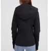 Hoodies Femininas Zipper Grosso Gola de Estado Quente Esportado Casaco de Desporto Lazer Treinamento de Yoga Running Fitness Jacket