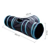 Cat Toys Indoor 2/3/4 5-way Collapsible Tunnel Tube Kitty Bored Pet Peek Hole Toy Puppy Kitten