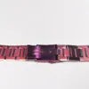 إصدار Purple GX56 Metal Watchstrap 316 Watchless Stainless Steelsbands و GX56BB GXW-56 مع أدوات مراقبة المسمار