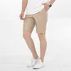 Thoshine Brand Summer Men Leather Shorts Elastic Outerwear Short Pants Male Fashion PU Faux 210714