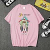 Koszulki męskie Tsukimichi księżycowe Fantasy Anime T-shirt krótkie rękawy okrągły szyja swobodny mężczyzna i femle2314