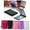 50pcs Hot-Selling 8 Light LED Mirror Cosmetic Makeup LED-Mirror Folding Portable Travel Compact Pocket Mirrors Eight Lights Lamps With DHL Delivery
