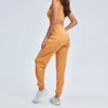 Jogging Suit for Fitness Kobiety Zestaw Sportowy Dwa kawałek Yoga Casual Siłownia Odzież sport Bra i Spodnie Sportswear 210813