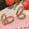 Pojedyncze pierścienie 2021 Trend Pszeniczny klips kostny Prostota Piercing Ear Cubic Cyrkon Kobiety Złoty Kolor Biżuteria