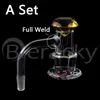 Beracky Deux styles 20mmod Full Soudge Fumeurs Beauveled Edge Terp Slurper Set / Spinner Auto Tourbillon Quartz Banger avec bouchons de diamant pour bongs en verre