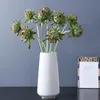 Couronnes de fleurs décoratives 5 pièces faux artichaut Saussurea flocage plante pour la maison Table El bureau décor plantes artificielles fleur de mariage Wa