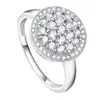 Klaster pierścionków Aiyanishi 925 Srebrna srebrna biżuteria modna modna biżuteria zaręczynowa dla kobiet obietnica ślubna Prezenty Prezenty