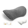 Cuscino/Cuscino Decorativo Memory Foam Lombare per chi dorme sul fianco, Gravidanza, Allevia il Dolore al Coccige, Sciatica, Sedia, Cuscino di Supporto per la Schiena dell'auto