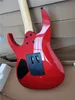 Factory Custom Red Body Electric Guitar, Resewood Fingerboard, Czarny sprzęt, Wkładka liściowa, zapewniają dostosowane usługi