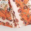 Kobiety Vintage Paisley Kwiat Drukuj Szerokie Spodnie Nogi Kobiet Leisure Retro Kontrast Kolor Długie Spodnie Chic Marka P926 210420