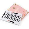 Wholesale 3D Natural Lashes 10 Pairs Magnetic Eyelashes Liquid Eyeliner Tweezer 3 in 1 Box Reusable Without Glue Makeup Eyelash