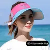 Dropship BC800046 Fashion Female Visors Summer Sun Hat for Woman Baseball Cap Beanie Casquettes Hats Patchwork Visor4165205