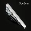 Tie Clips for Groom Simple Style Stripe Metal Tone Bar Clasp Practical Necktie Accessories Clasp Pin Mens Gift